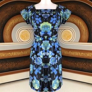 Warhol Visits the💙Rose Garden💙Vintage ‘50s Dress